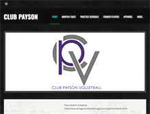 Tablet Screenshot of clubpayson.org